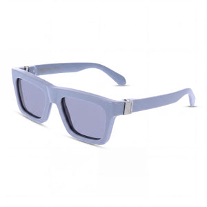 Ferragamo SF2071S Azure Square Sunglasses for Women, Azure lens