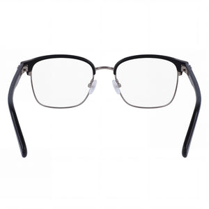 Ferragamo SF2225 Square Eyeglasses Unisex — front view, Alloy Steel