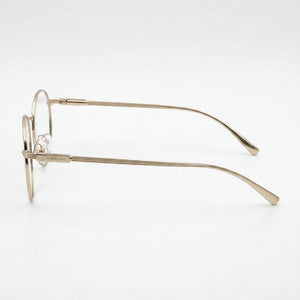 Ferragamo SF2229 Round Eyeglasses for Men — front view, Metal