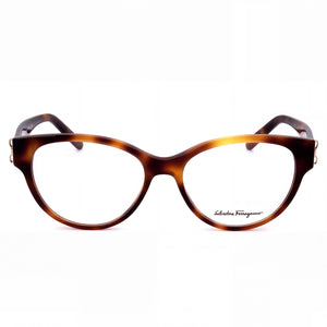 Ferragamo SF2863 42908 Cat Eye Eyeglasses for Unisex — front view, Plastic