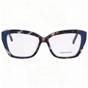Ferragamo Sf2938n Rectangle Eyeglasses for Unisex — front view, Metal