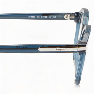 Ferragamo SF2955 SF2955 Round Eyeglasses Unisex — front view