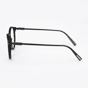 Ferragamo Sf2976 Round Eyeglasses for Men — front view, Injected