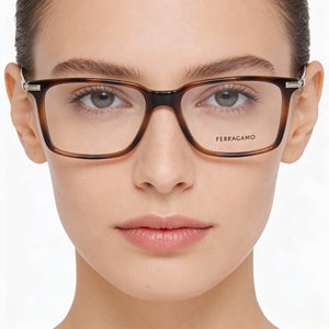Ferragamo SF2977 Havana Eyeglasses Women — lifestyle wear, office and reading