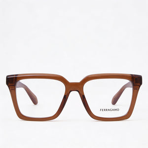 Ferragamo SF2985 Rectangle Eyeglasses Unisex — front view, Acetate