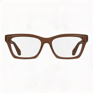 Ferragamo SF2986 Rectangle Eyeglasses for Men — front view, Acetate