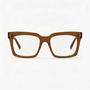 Ferragamo SF2993 Rectangle Eyeglasses for Men — front view, Acetate