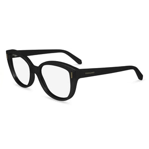 Ferragamo SF2994 Black Rectangle Eyeglasses for Men, Acetate frame