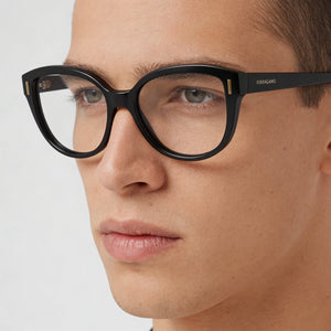 Ferragamo SF2994 Black Eyeglasses Men — lifestyle wear, office and reading