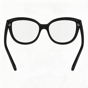 Ferragamo SF2994 Rectangle Eyeglasses Men — side view, Black Acetate temples