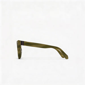 Ferragamo SF2995 Rectangle Eyeglasses Women — side view, Transparent Acetate temples