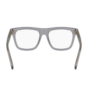 Ferragamo SF2997 Rectangle Eyeglasses Men — side view, Gray Acetate temples