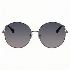 Ferragamo SF299S Round Eyeglasses for Women — front view, Metal
