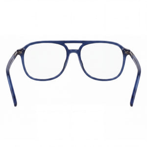 Ferragamo Sf3006 Aviator Eyeglasses Unisex — side view, Blue Acetate temples