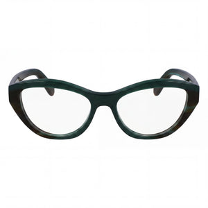 Ferragamo Sf3011 Cat Eye Eyeglasses for Women — front view, Acetate