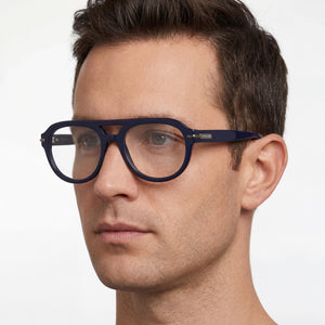Ferragamo SF3016 Blue Eyeglasses Men — lifestyle wear, office and reading