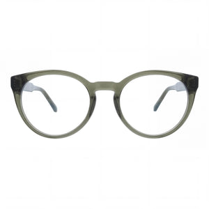 Ferragamo Sf3032e Round Eyeglasses for Women — front view, Acetate