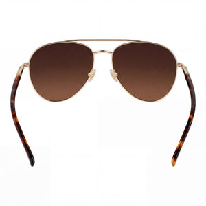 Ferragamo Sf316s Aviator Sunglasses for Men — interior view, Clear demo lens detail