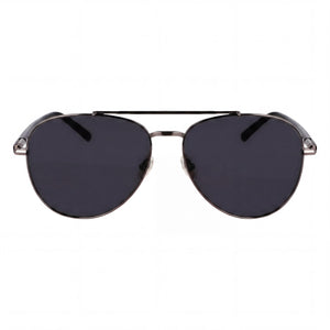 Ferragamo Sf316s Aviator Sunglasses for Women — front view, Titanium frame