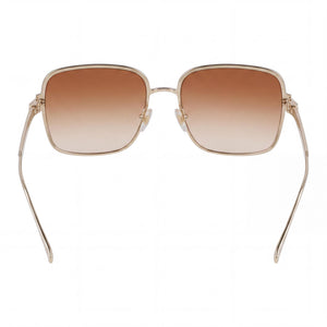 Ferragamo Sf317s Square Sunglasses Unisex — interior view, Non-Polarized lens detail