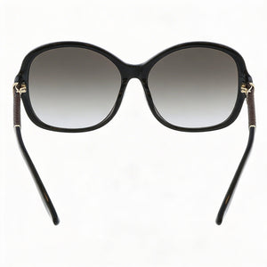 Ferragamo SF744SLA Oval Sunglasses for Women — front view, Plastic frame