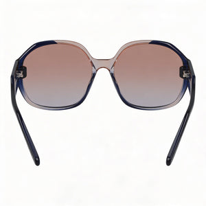 Ferragamo Sf943s Round Sunglasses Unisex — side view, Non-Polarized Beige Mirrored lens