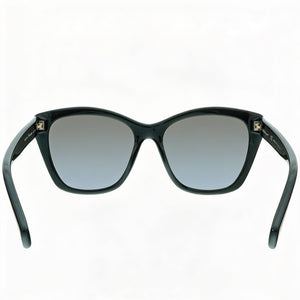 Ferragamo SF957S Cat Eye Sunglasses for Women — interior view, Non-Polarized lens detail