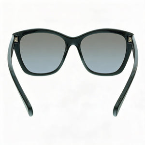Ferragamo SF957S Cat Eye Sunglasses Women — side view, Non-Polarized Gray Gradient lens
