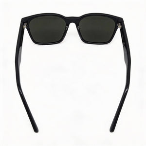 Ferragamo SF959S Square Sunglasses Unisex — side view, Non-Polarized Green lens