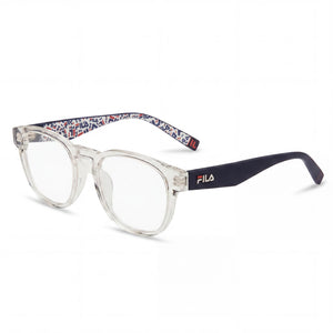 Fila Classic Blue Rectangle Eyeglasses for Women, Acetate frame