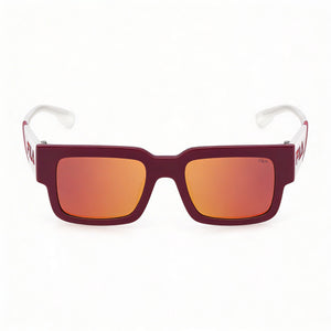 Fila Modern Rectangle Sunglasses Unisex — front view, Acetate frame