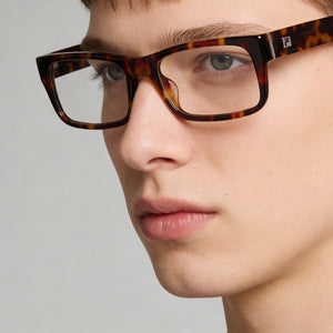 Fila Rectangle Eyeglasses Unisex — interior view, demo lenses