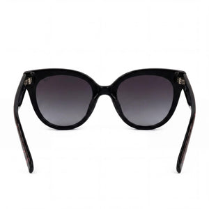 Fila SFI119 Cat Eye Sunglasses Women — side view, Non-Polarized Smoke Gradient lens