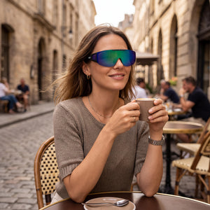 Fila SFI126 Black Sunglasses Unisex — lifestyle wear, sunny weather accessory