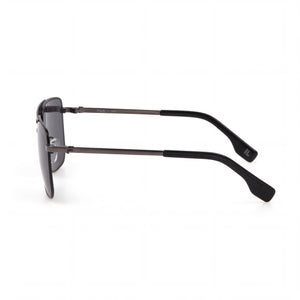 Fila SFI728 Rectangle Sunglasses Men — side view, Smoke lens
