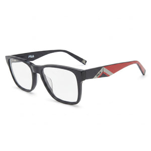 Fila VFI115V Black Rectangle Eyeglasses Unisex, Acetate frame