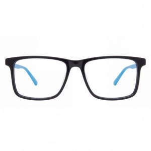Fila Vfi205 Rectangle Eyeglasses Unisex — front view, Acetate + metal