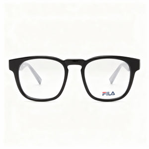 Fila VFI211 Square Eyeglasses Unisex — front view, Acetate
