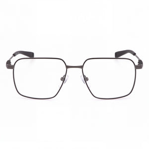 Fila VFI534 Rectangle Eyeglasses for Men — front view, Stainless Steel