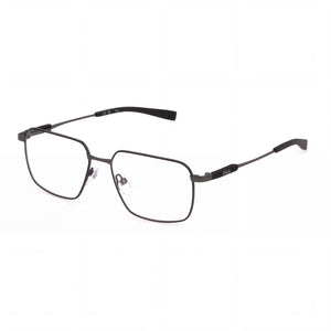 Fila VFI534 Siliver Rectangle Eyeglasses for Men, Stainless Steel frame