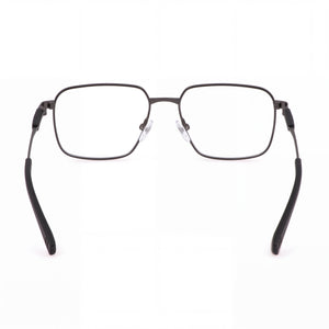 Fila VFI534 Rectangle Eyeglasses Men — side view, Siliver Stainless Steel temples