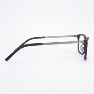 Flexon B2021 Rectangle Eyeglasses Unisex — front view, Metal