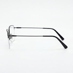 Flexon Rectangle Eyeglasses Unisex — front view, Flexon