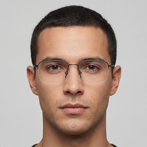 Flexon Black Eyeglasses Unisex — lifestyle wear, fashion-forward daily accessory