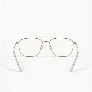 Flexon Casual Aviator Eyeglasses for Men — front view, Metal