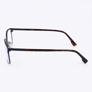 Flexon E1129 Rectangle Eyeglasses Unisex — front view, Acetate