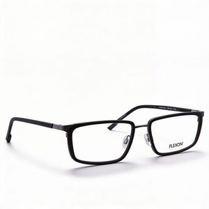 Flexon E1138 Rectangle Eyeglasses for Men — front view, Metal