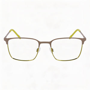 Flexon E1140 Square Eyeglasses Unisex — front view, Acetate