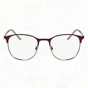 Flexon E1142 Rectangle Eyeglasses Unisex — front view, Metal