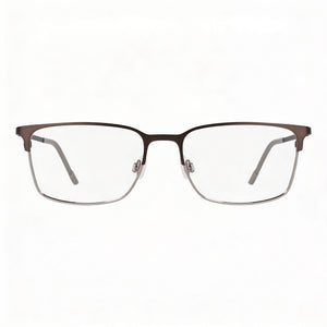 Flexon E1147 Rectangle Eyeglasses Unisex — front view, Acetate